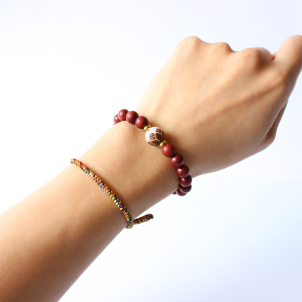 Fashionable Lotus Flower Beads Bracelet