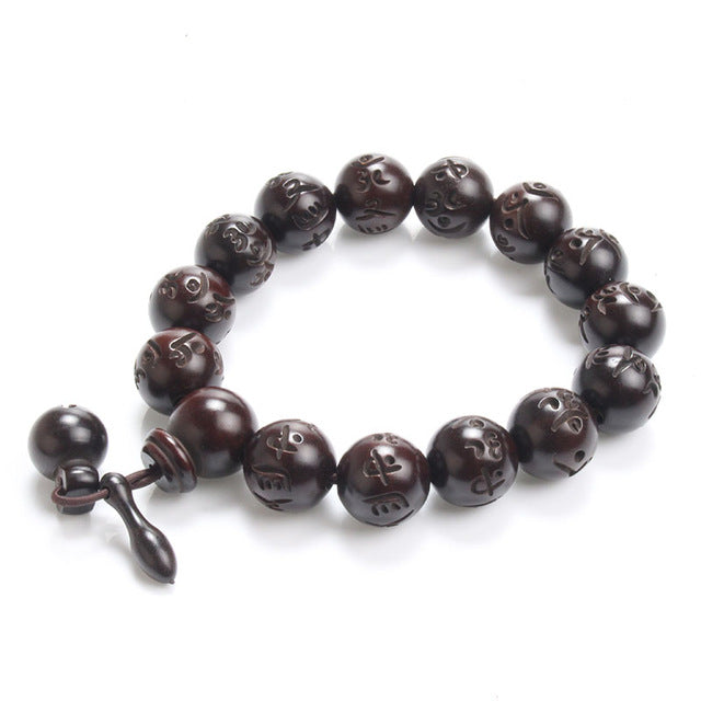 Lightning Wood Prayer Beads Bracelets