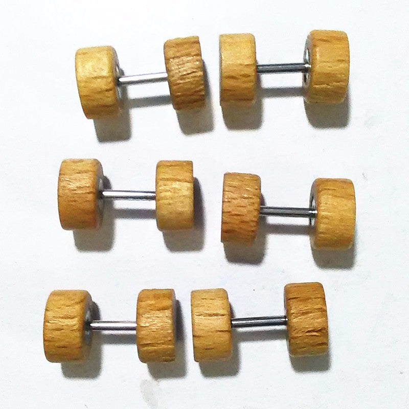 Unisex Wooden Earrings