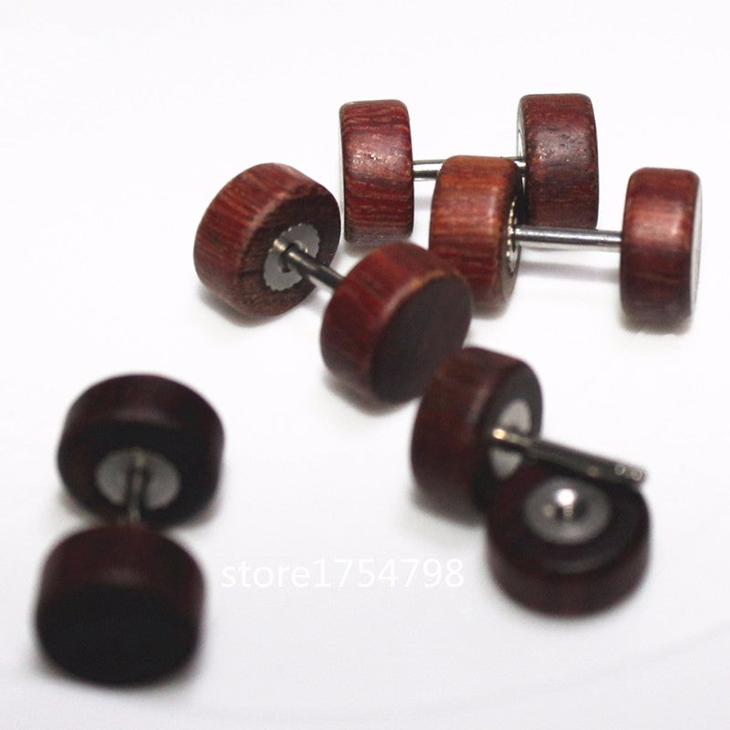 Unisex Wooden Earrings