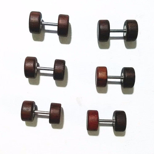 Unisex Wooden Earrings
