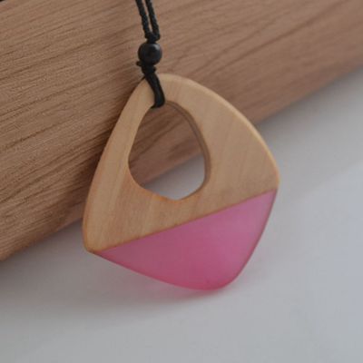 Resin Geometry Necklace