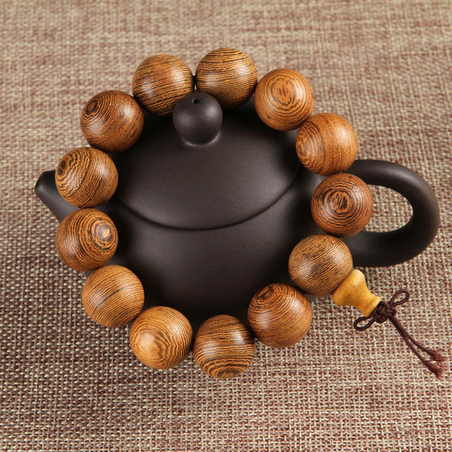 Wooden Charm Bracelet