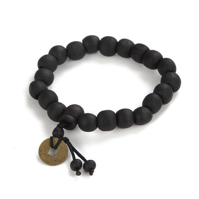 Stylish Wooden Charm Bracelet