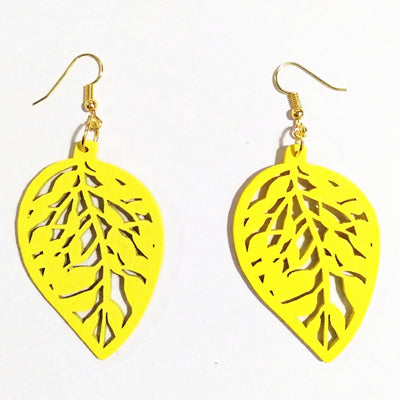 Fashionable Leaf Shape Drop Earrings