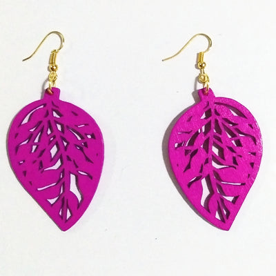 Fashionable Leaf Shape Drop Earrings