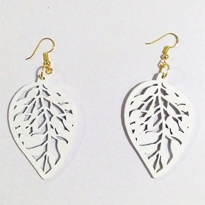 Fashionable Leaf Shape Drop Earrings