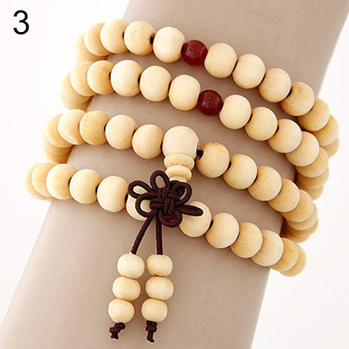 Infinity Multilayer Beaded Charm Bracelet