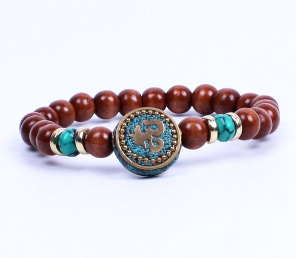 Wood Bead Elastic Bracelet