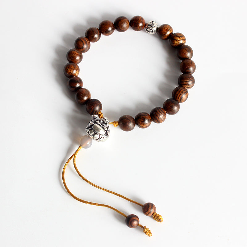 Tibetan Natural Wood Beads Bracelet
