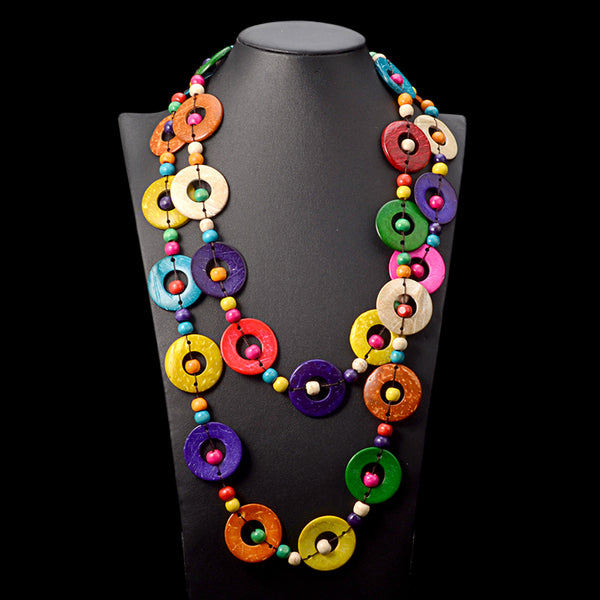 African Circular Bead Jewelry