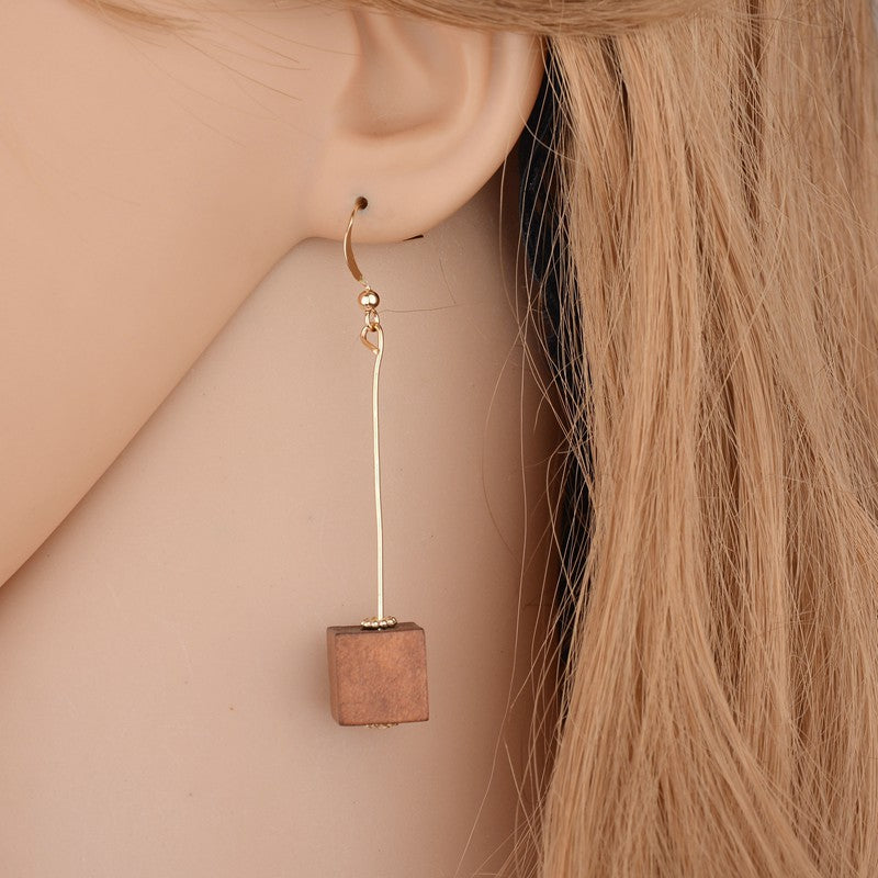 Tassel Wood Earrings