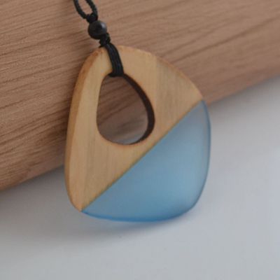 Resin Geometry Necklace