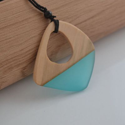 Resin Geometry Necklace