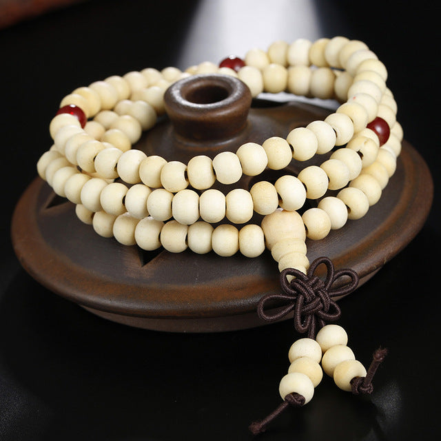 Trendy Natural Sandalwood Beads Bracelet